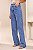 CALÇA FEMININA WIDE LEG YEXX AZUL MÉDIO - Imagem 1