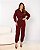 CONJUNTO BLUSA ELÁSTICO E CALÇA JOGGER ELÁSTICO NO TECIDO CREPE - Imagem 2