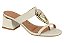 SANDÁLIA TAMANCO VIZZANO SALTO BLOCO DETALHE DOURADO - Imagem 1