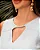 BLUSA DETALHE DECOTE EM ALFAIATARIA - Imagem 3