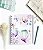 Caderno A5 Borboletas - 100 folhas brancas - Personalizado - Imagem 1