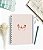 Caderno A5 Borboleta  -  100 folhas pautadas - Personalizado - Imagem 1