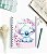 Caderno A5 Love Stitch  -  100 folhas pautadas - Personalizado - Imagem 1