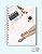 Caderno Premium Universitário 100 folhas com acabamento artesanal - Personalizado - Imagem 2