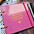 Caderno Argolado Premium Quadrado e folhas brancas com acabamento artesanal- Personalizado - Imagem 1