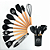 Jogo de Cozinha Kit C/12 Peças em Silicone e Cabo de Madeira Antiaderentes XLS CJ-028 - Imagem 2