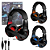 Fone Headset Gamer com Fio e Microfone Ajustável Conexão P2 USB Kapbom KA-9009 - Imagem 1