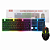Kit Teclado E Mouse Gamer Semi Mecânico LED RGB Kapbom KA-5880 - Imagem 1