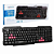 Teclado Multimídia Semi Mecânico Tecla Game Plug & Play ABNT2 Exbom BK-144M - Imagem 1