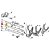 Rolete Tarugo Rolo 4mm Haste Garfo FIAT 7618232 K68146160AA - Imagem 3
