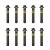 10 Parafuso Bloco Mancal Virabrequim GM 24418414 10mm x 52mm - Imagem 2