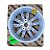 Roda Chrysler Caravan Town Country 13 a 19 17x6,5 5LN87GSAAA - Imagem 2