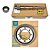 Kit Coroa Pinhão Rolamento GM F17 73x15x27 5 Marchas Genuino - Imagem 2