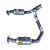 Catalisador Escapamento RAM Classic 20a24 5.7 V8 K68436974AB - Imagem 3