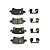 Pastilha Freio Traseiro JEEP MOPAR 68376749AD K68376749AE - Imagem 4