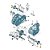 Parafuso Tulipa Satelite Polo Spacefox Polo Sedan Genuino - Imagem 3