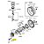 Arruela Parafuso Polia Vira ASX Lancer Outlander TR4 2.4 16v - Imagem 2