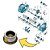 Anel Pista Interna Rol Tras Piloto 6M VW MQ200 02U311122E Ge - Imagem 2