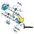 Guia Canaleta Defletor Oleo VW MQ200 02T301279A Genuina - Imagem 2
