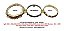 Kit Anel Sincronizador 3ª 4ª Agile Cobalt Montana Onix Spin - Imagem 2