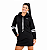 Moletom Longline com capuz Preto - Imagem 1