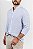 Camisa Italy Linho Azul Listra Branca - Imagem 2