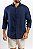 Camisa Verano Linho Marinho - Imagem 1