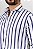 Camisa Arm Collar Branca Listra Marinho - Imagem 3