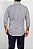 Camisa Arm Collar Branca Listra Azul e Café - Imagem 4