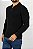 Tricot Polo Gola V Preto - Imagem 2