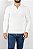 Tricot Polo Gola V Branco - Imagem 1