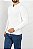 Tricot Polo Gola V Branco - Imagem 2