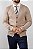 Cardigan de Tricot Bege Claro - Imagem 1
