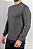 Tricot Gola Redonda Cinza Chumbo - Imagem 2