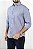 Camisa Arm Collar Pima Branca Xadrez Azul - Imagem 2