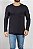 Camiseta Pocket Texturizada Marinho - Imagem 1