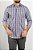 Camisa Arm Collar Branca Xadrez Marinho e Marrom - Imagem 1