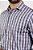 Camisa Arm Collar Branca Xadrez Marinho e Marrom - Imagem 2