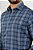 Camisa Arm Collar Marinho Xadrez Azul - Imagem 2