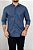 Camisa Arm Collar Pima Azul Marinho Xadrez - Imagem 1