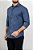 Camisa Arm Collar Pima Azul Marinho Xadrez - Imagem 3