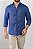 Camisa Verano Linho Azul Médio - Imagem 1