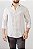 Camisa Verano Linho Branca Listra Oliva - Imagem 1