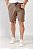 Bermuda de Sarja Jogging Tabaco - Imagem 1