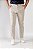 Calça de Sarja Slim Bege - Imagem 1