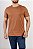 Camiseta Arm Design Manga Curta Conhaque - Imagem 1