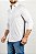 Camisa Arm Collar Branca Listra Cinza - Imagem 2