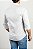 Camisa Arm Collar Branca Listra Cinza - Imagem 4