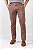 Calça de Sarja Slim Café - Imagem 1