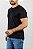 Camiseta Gola Cruzada Preta - Imagem 3